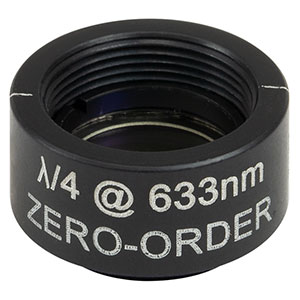 Thorlabs索雷博 WPQSM05-633 - 零级四分之一波片