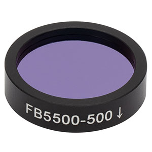 Thorlabs索雷博 FB5500-500 Ø1英寸红外带通滤光片