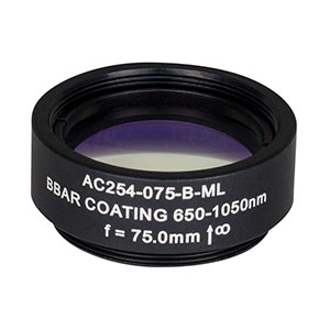 Thorlabs索雷博 AC254-075-B-ML 消色差双胶合透镜