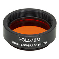 Thorlabs索雷博 FGL570M 长波通彩色玻璃滤光片