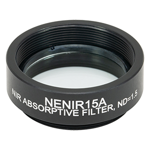 Thorlabs索雷博 NENIR15A Ø25 mm NIR吸收型中性密度滤光片
