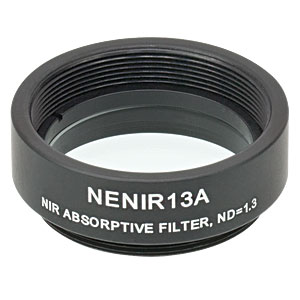 Thorlabs索雷博 NENIR13A Ø25 mm NIR吸收型中性密度滤光片