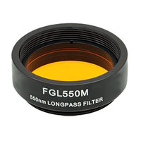 Thorlabs索雷博 FGL550M 长波通彩色玻璃滤光片