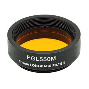 Thorlabs索雷博 FGL550M 长波通彩色玻璃滤光片