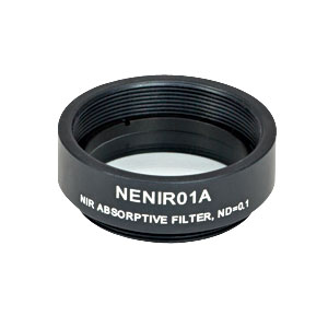 Thorlabs索雷博 NENIR01A Ø25 mm NIR吸收型中性密度滤光片