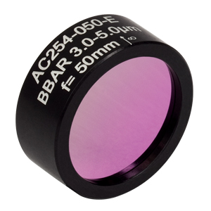 Thorlabs索雷博 AC254-050-E 空气间隔消色差胶合透镜