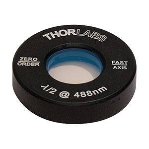 Thorlabs索雷博 WPH05M-488 - 零级半波片