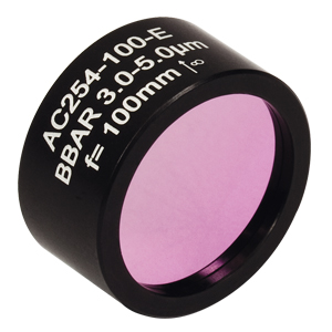 Thorlabs索雷博 AC254-100-E 空气间隔消色差胶合透镜