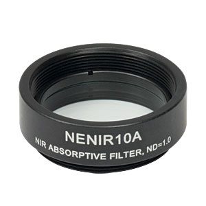 Thorlabs索雷博 NENIR10A Ø25 mm NIR吸收型中性密度滤光片
