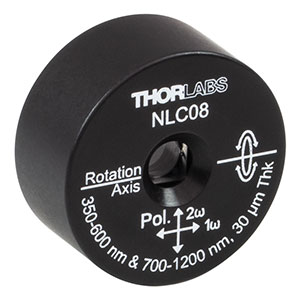 Thorlabs索雷博 NLC08 - 已安装的β-BBO晶体