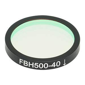 Thorlabs索雷博 FBH500-40 硬膜带通滤光片