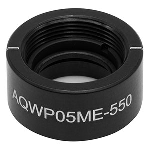 Thorlabs索雷博 AQWP05ME-550 - 聚合物零级消色差四分之一波片