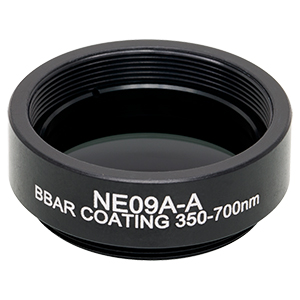 Thorlabs索雷博 NE09A-A Ø25 mm镀增透膜的吸收型中性密度滤光片