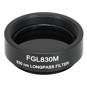 Thorlabs索雷博 FGL830M 长波通彩色玻璃滤光片