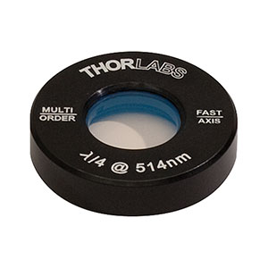 Thorlabs索雷博 WPMQ05M-514 - Ø1/2英寸多级四分之一波片
