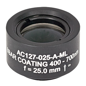 Thorlabs索雷博 AC127-025-A-ML 消色差双胶合透镜