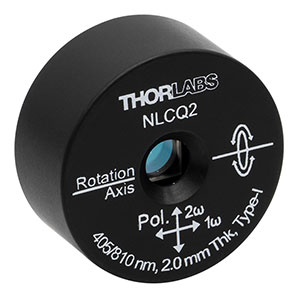 Thorlabs索雷博 NLCQ2 - 已安装的β-BBO晶体