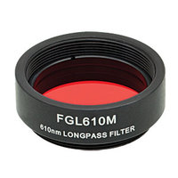 Thorlabs索雷博 FGL610M 长波通彩色玻璃滤光片