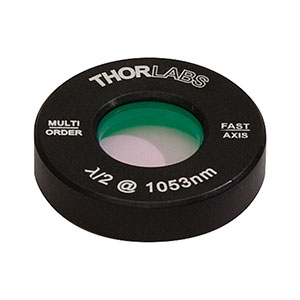 Thorlabs索雷博 WPMH05M-1053 - Ø1/2英寸多级半波片