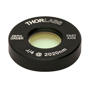 Thorlabs索雷博 WPQ05M-2020 - Ø1/2英寸零级四分之一波片