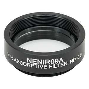 Thorlabs索雷博 NENIR09A Ø25 mm NIR吸收型中性密度滤光片