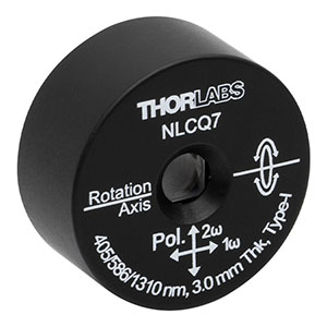 Thorlabs索雷博 NLCQ7 - 已安装的β-BBO晶体