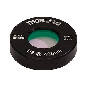 Thorlabs索雷博 WPMH05M-405 - Ø1/2英寸多级半波片