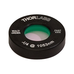 Thorlabs索雷博 WPMQ05M-1053 - Ø1/2英寸多级四分之一波片