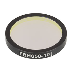 Thorlabs索雷博 FBH650-10 硬膜带通滤光片