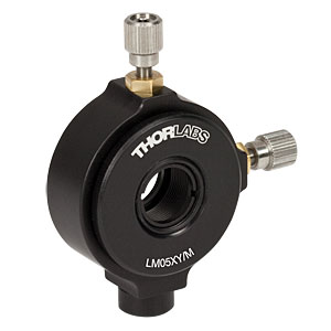 Thorlabs索雷博 LM05XY/M - 用于Ø1/2英寸光学元件的移动透镜安装座