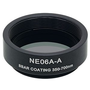 Thorlabs索雷博 NE06A-A Ø25 mm镀增透膜的吸收型中性密度滤光片