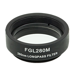 Thorlabs索雷博 FGL280M 长波通彩色玻璃滤光片