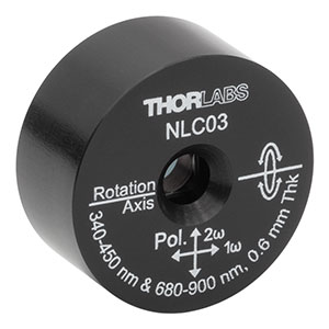 Thorlabs索雷博 NLC03 - 已安装的β-BBO晶体