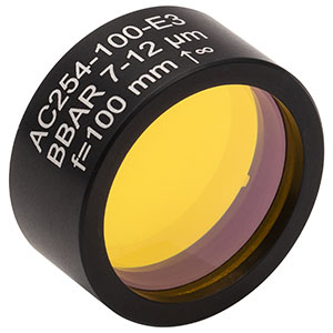 Thorlabs索雷博 AC254-100-E3 空气隙消色差双合透镜