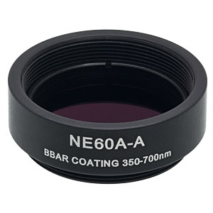 Thorlabs索雷博 NE60A-A Ø25 mm镀增透膜的吸收型中性密度滤光片