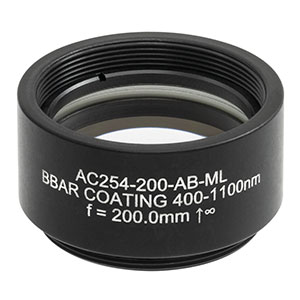 Thorlabs索雷博 AC254-200-AB-ML 消色差双胶合透镜