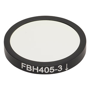 Thorlabs索雷博 FBH405-3 硬膜带通滤光片
