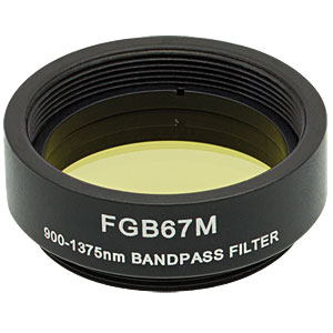 Thorlabs索雷博 FGB67M Ø25 mm BG36彩色玻璃带通滤光片