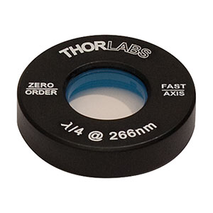 Thorlabs索雷博 WPQ05M-266 - Ø1/2英寸零级四分之一波片
