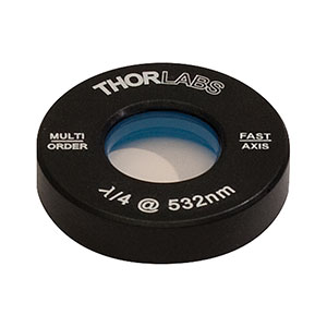 Thorlabs索雷博 WPMQ05M-532 - Ø1/2英寸多级四分之一波片
