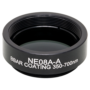 Thorlabs索雷博 NE08A-A Ø25 mm镀增透膜的吸收型中性密度滤光片