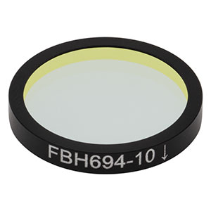 Thorlabs索雷博 FBH694-10 硬膜带通滤光片