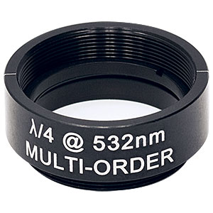 Thorlabs索雷博 WPMQ10M-532 - Ø1英寸多级四分之一波片