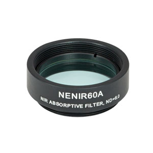 Thorlabs索雷博 NENIR60A Ø25 mm NIR吸收型中性密度滤光片