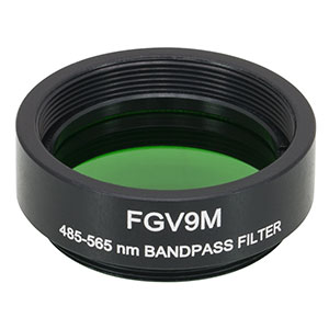Thorlabs索雷博 FGV9M Ø25 mm VG9彩色玻璃带通滤光片