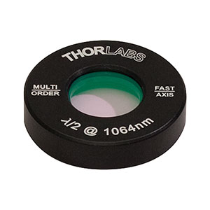 Thorlabs索雷博 WPMH05M-1064 - Ø1/2英寸多级半波片