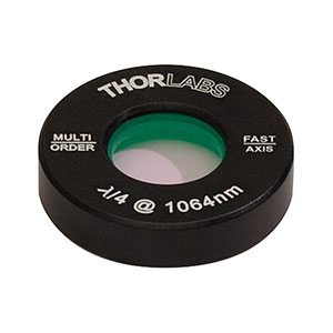 Thorlabs索雷博 WPMQ05M-1064 - Ø1/2英寸多级四分之一波片