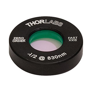Thorlabs索雷博 WPH05M-830 - 零级半波片