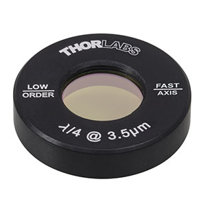 Thorlabs索雷博 WPLQ05M-3500 - 低阶四分之一波片