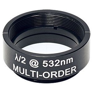 Thorlabs索雷博 WPMH10M-532 - Ø1英寸多级半波片